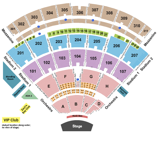 Jones Beach Theater The Who Seating Chart
